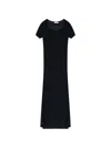 Lemaire Side-slit T-shirt In Black
