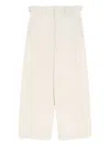 Lemaire Side-tab Welt-pocket Trousers In Neutral