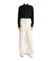 Lemaire Side-tab Welt-pocket Trousers In Neutral