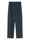 Lemaire Side-tabs Trousers In Gray