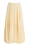Lemaire Off-white Balloon Maxi Skirt In Neutral