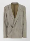 LEMAIRE SILK BLEND BLAZER DOUBLE-BREASTED FRONT