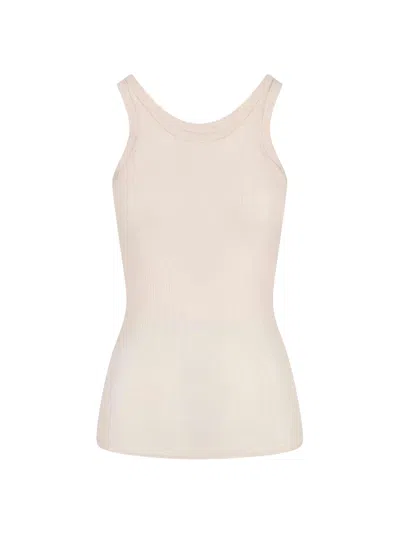 Lemaire Silk Blend Top In Neutral