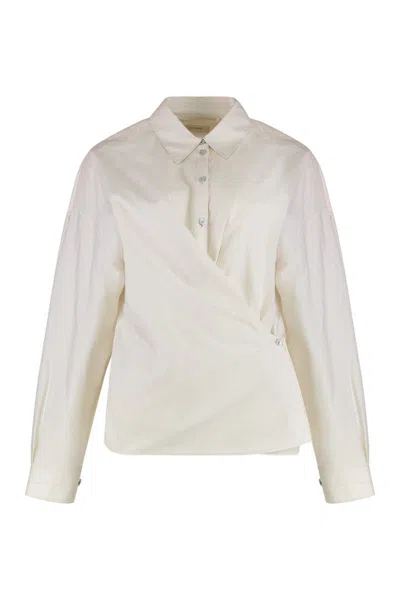LEMAIRE LEMAIRE SILK-COTTON BLEND SHIRT
