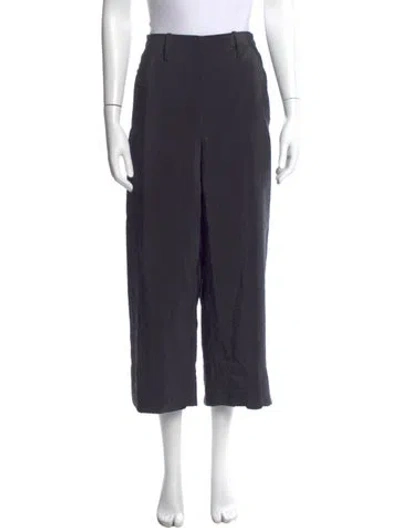 Pre-owned Lemaire Silk Wide Leg Pants In Blue