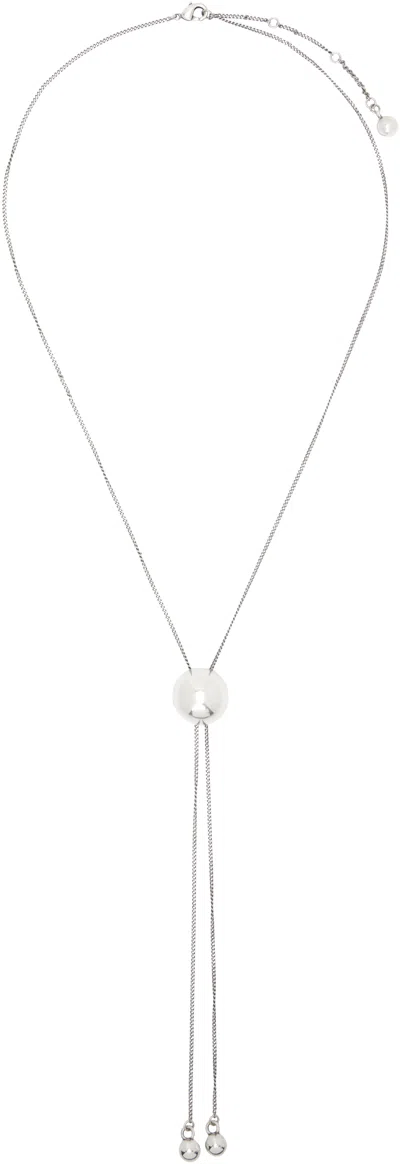 Lemaire Silver Bolo Tie Necklace In Mu525 Silver/gold