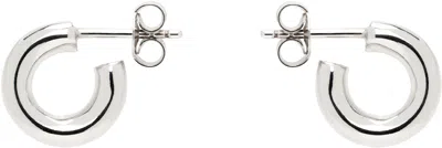 Lemaire Silver Classic Hoops Xs Earrings In Metallic