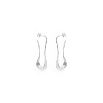 LEMAIRE SILVER DROP EARRINGS