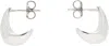 Lemaire Silver Micro Drop Earrings In Bk927 Silver