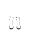 Lemaire Silver Short Drop Earrings In Silver