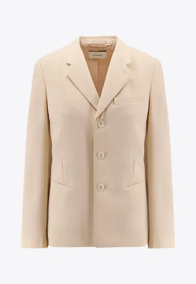 LEMAIRE SINGLE-BREASTED BUTTONED BLAZER
