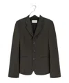 Lemaire Single-breasted Tailored Blazer In Black