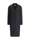 Lemaire Women Single-breasted Tailored Coat In Blue