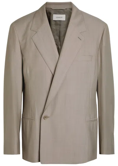 LEMAIRE LEMAIRE SINGLE-BREASTED WOVEN BLAZER