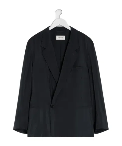 Lemaire Single-breasted Blazer In Black