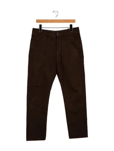 Pre-owned Lemaire Skinny Jeans In Brown