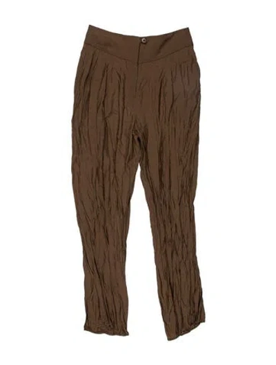 Pre-owned Lemaire Skinny Leg Pants In Brown