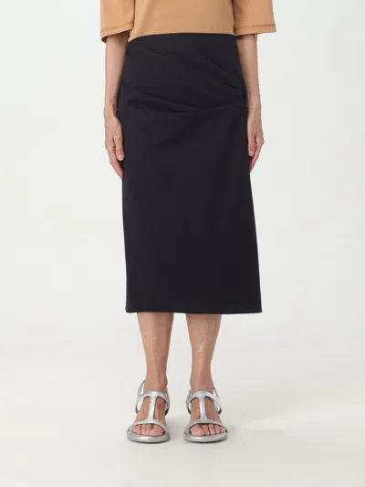 Lemaire Tie-fastening Wrap Maxi Skirt In Black
