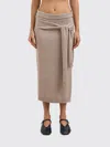Lemaire Skirt  Woman Color Yellow Cream In Multi