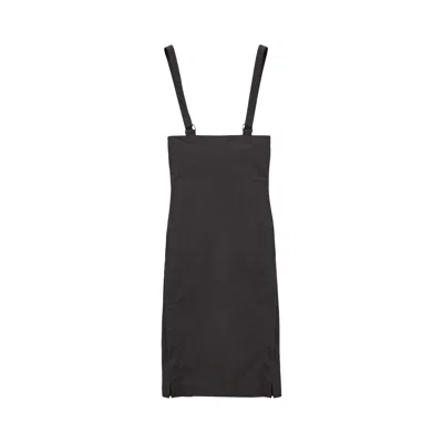 Pre-owned Lemaire Skirt With Straps 'dark Coffee' | Grey | Women's Size 36