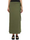 Lemaire Skirt  Woman Color Bottle Green In Green