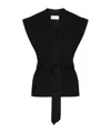 Lemaire Chasuble Cotton Top In Black