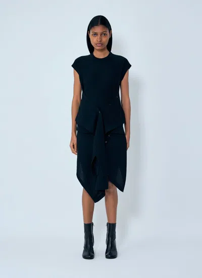 Lemaire Sleeveless Buttoned Top In Blue