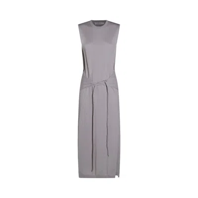 Pre-owned Lemaire Sleeveless Knotted Dress 'mist' | Grey | Women's Size S In Gray