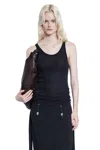 Lemaire Sleeveless Tank Top With Suspenders In Black