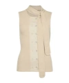 Lemaire Sleeveless Vest In Beige