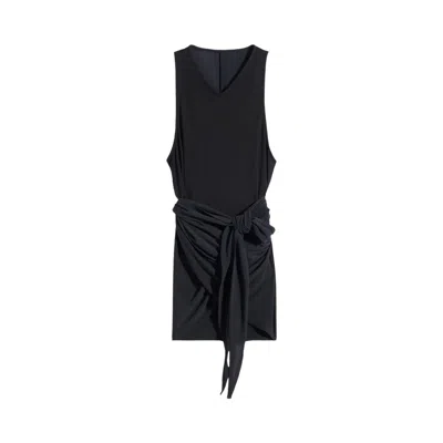 Pre-owned Lemaire Sleeveless Wrap Top 'charcoal' | Grey | Women's Size S In Gray