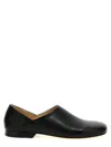 Lemaire Folding-heel Leather Slippers In Black