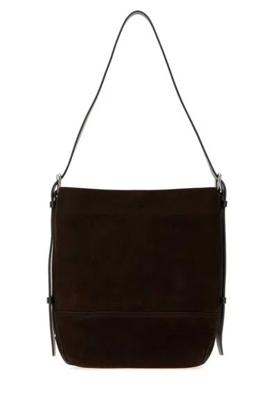Lemaire Small Belted Tote In Brown