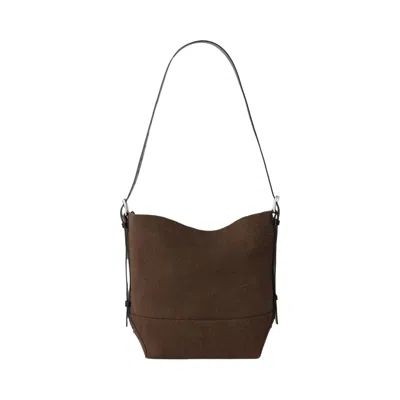 Pre-owned Lemaire Small Belted Tote 'dark Chocolate' | Tan | Men's Size Onesize