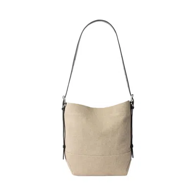 Pre-owned Lemaire Small Belted Tote 'dark Linen' | Tan | Women's Size Onesize