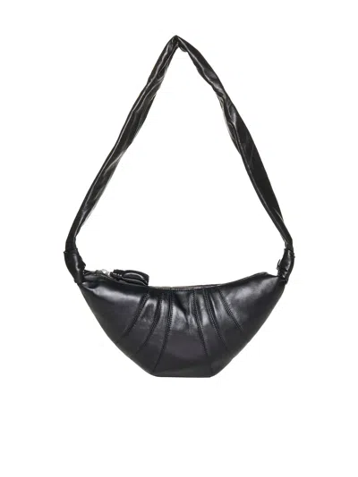 Lemaire Small Croissant Bag In Black