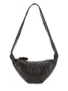 Lemaire Borsa Croissant Small In Black
