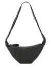 Lemaire Cross-body Bag With Adjustable Strap And Textured Finish In Black
