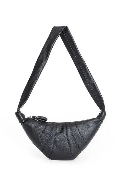 Lemaire Small Croissant Bag In Black