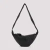 Lemaire Lack Grained Goat Leather Bag In Black