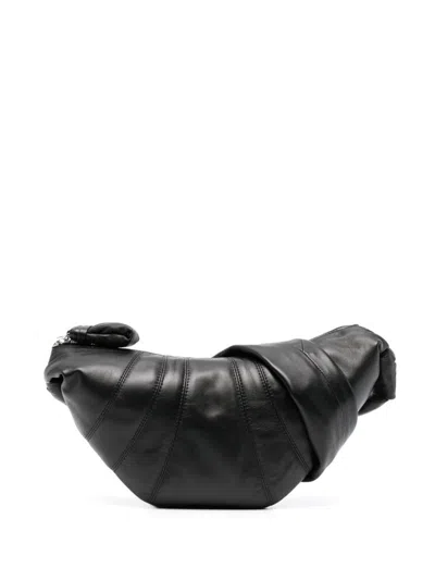 Lemaire Small Croissant Bag In Black