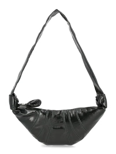 Lemaire Small Croissant Bag In Black