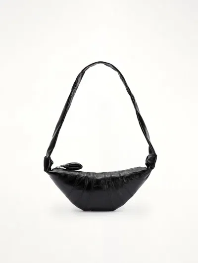 Lemaire Small Croissant Bag In Black
