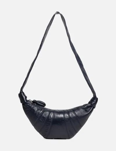 Lemaire Small Croissant Bag In Blue