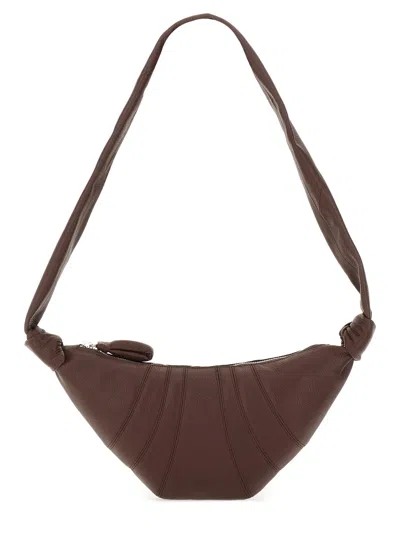 Lemaire Small "croissant" Bag In Brown
