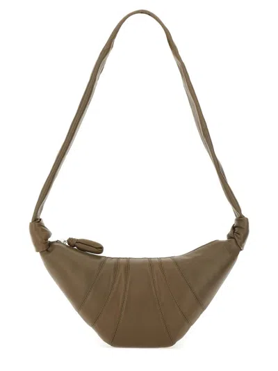 Lemaire Small "croissant" Bag In Brown
