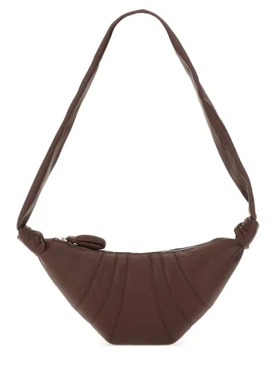 Lemaire Small "croissant" Bag In Brown
