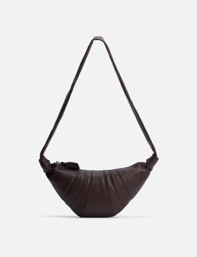 Lemaire Small Croissant Bag In Brown