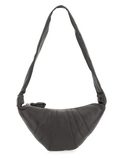 Lemaire Small Croissant Bag In Brown