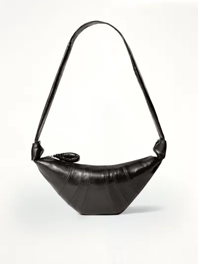 Lemaire Small Croissant Bag In Brown